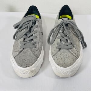 Converse Cons Skateboard Shoes Womens 8.5 Mens 6.5 Gray Punk Grunge Sneakers